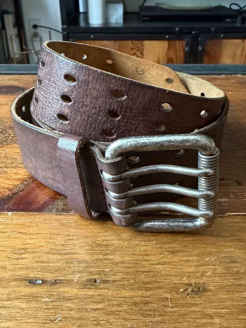 American Eagle Leather Belt